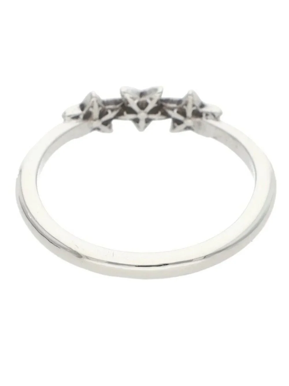 Chrome Hearts Bubblegum Star Silver Ring